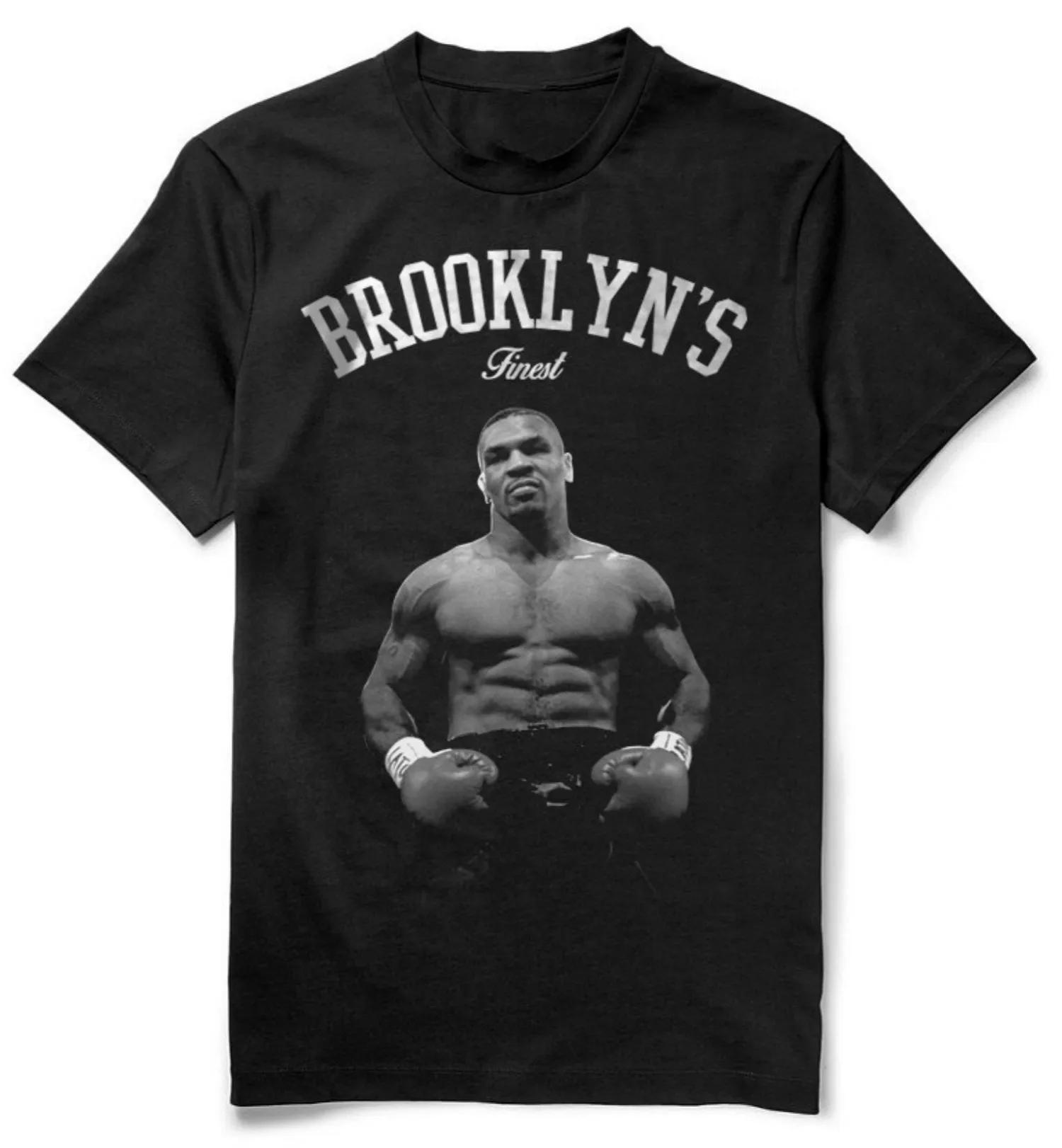 

Mens Brooklyns Finest Mike Tyson TShirt Summer Cotton ONeck Short Sleeve Unisex T Shirt New Size S3XL 4XL