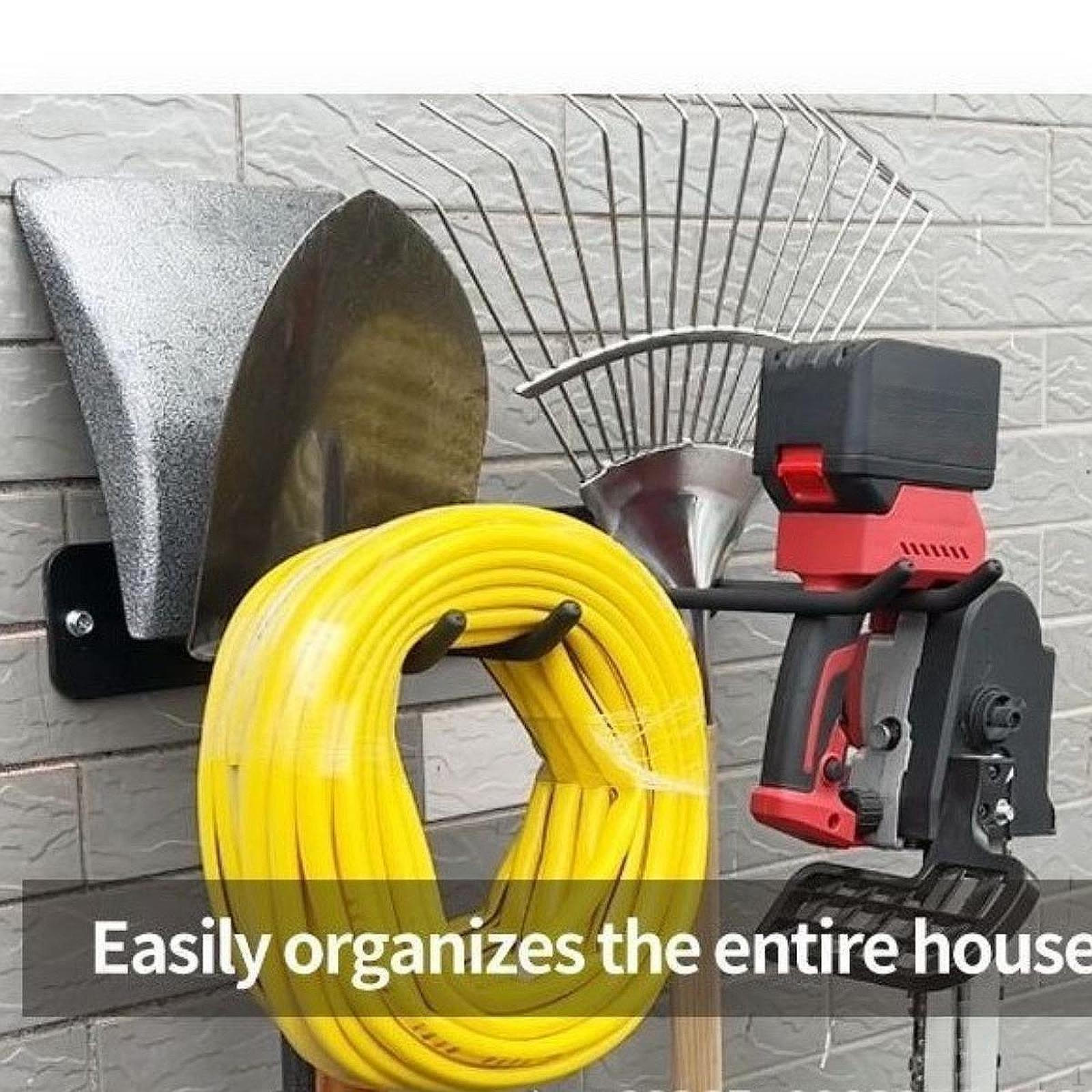 

Garage Hook Wall Mounted Heavy Duty Easy to Install Tool Organizer Storage Utility for