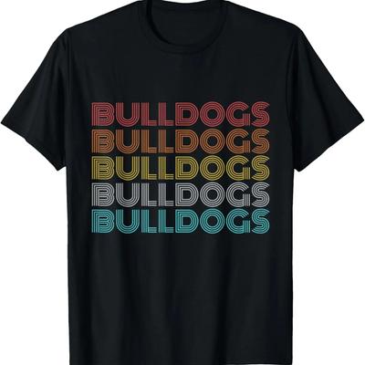 Retro Vintage Bulldogs T-Shirt