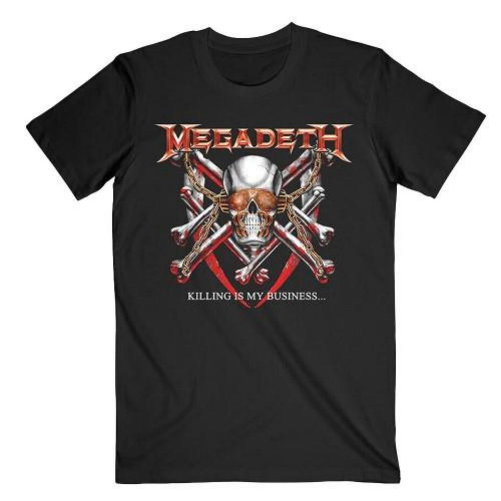 Maglietta Unisex Adulto Megadeth Killing Is My Business Stampa Posteriore