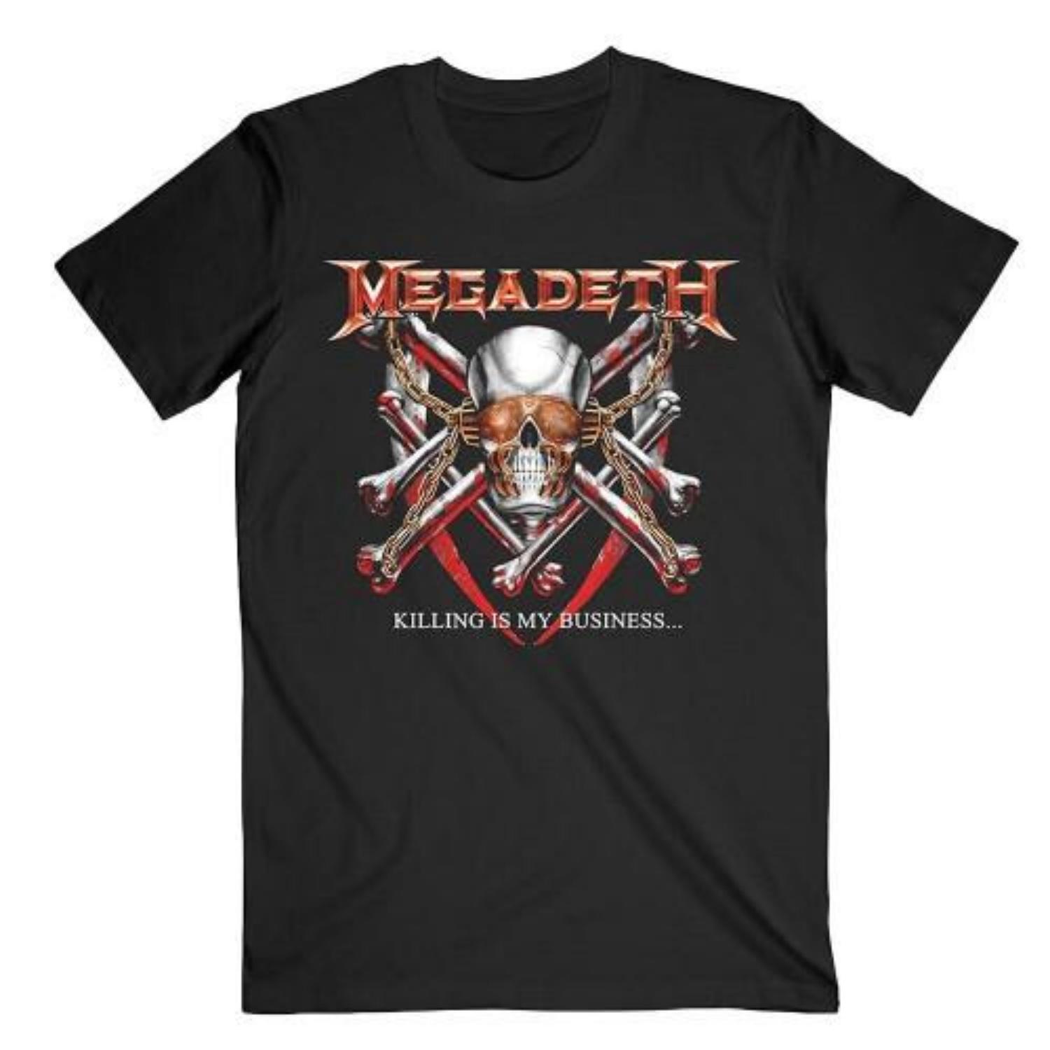 Megadeth Unisex Adult Killing Is My Business Back Print T-Shirt S