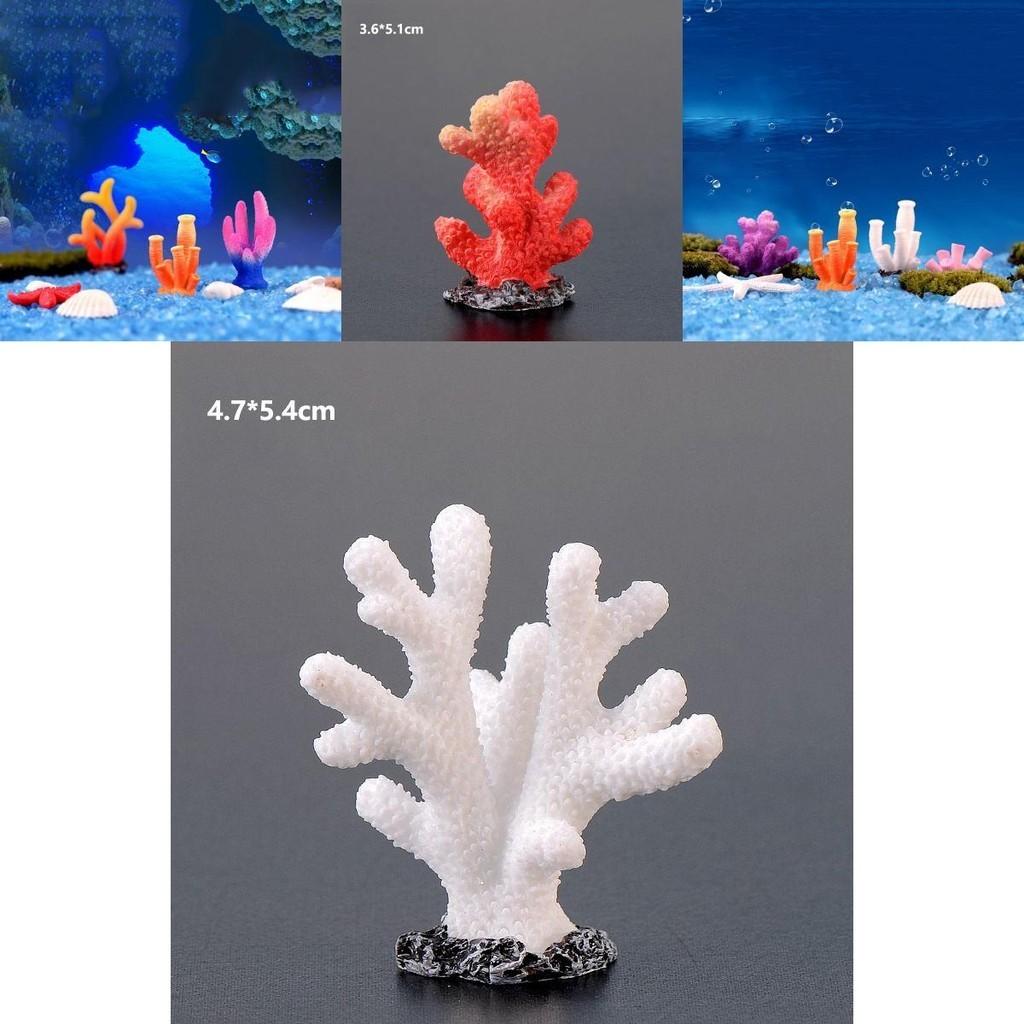 Colorful Resin Coral Ornament For Aquariums And Fish Tanks