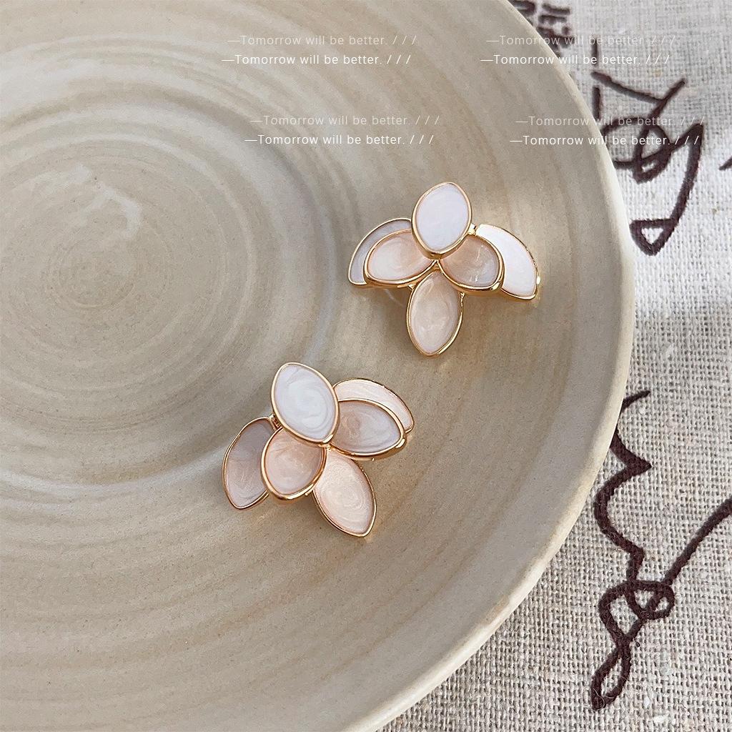 Korean Heart Drop Earrings For Women Girl Romantic Valentine's Day Gift Fashion Jewelry Trend Hanging Pearl Cute Bowknot Earring