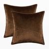 Bordered Velvet Lumbar Pillow Cover Ultra Soft Plush Hotel Style Sofa Decor Cozy Home Comfortable Elegant Accent