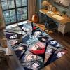 Tappeto Anime Jujutsu Kaisen Tappeto Grande Tappeto per Grandi Aree Tappetino Antiscivolo Lavabile Tappeto per Stanza Gamer Camera da Letto Decorazione per la Casa -QJY