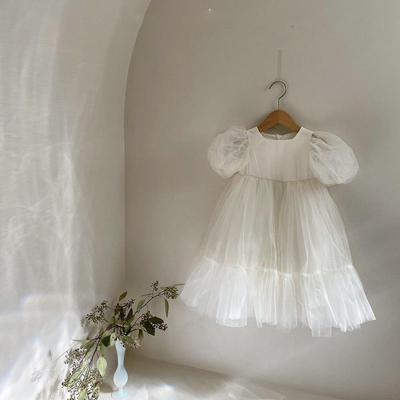 Sommer 2024 Kleines Prinzessinnenkleid: Puffiger Netzrock für Baby-Mädchen zum Kindertag