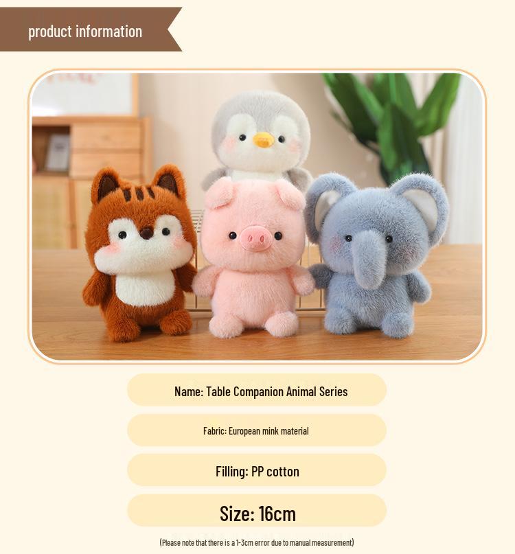 Adorable Lamb Plush Doll - Creative Desk Companion and Birthday Gift
