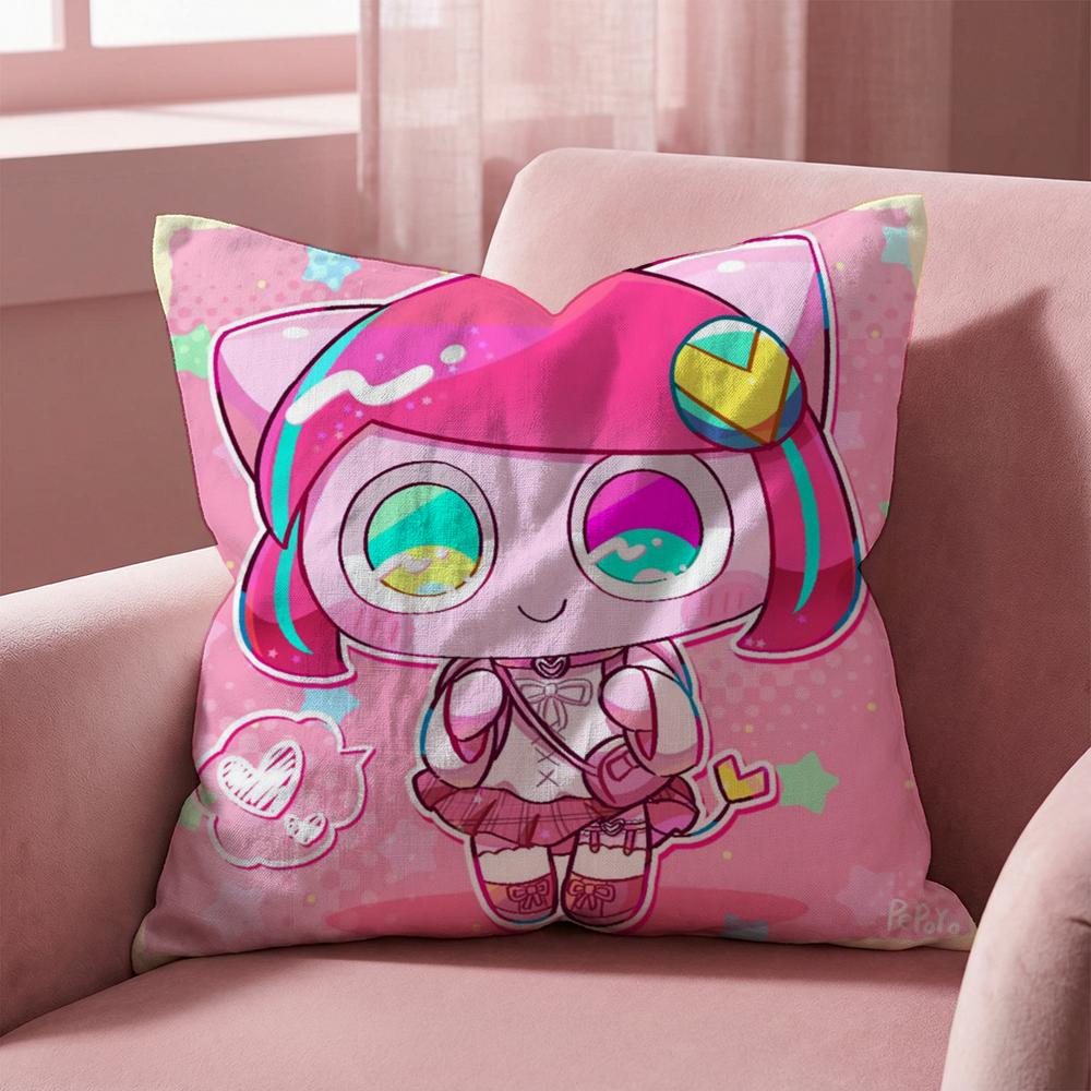 Cartoon P-PepoyoS Cushion Cover Multi-Scene Pillow Cover for Home & Car - Reversible, Soft & Durable for Daily Use