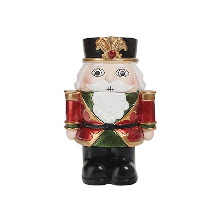 Christmas Candle Holder Nutcracker Candleholders Candlestick Table Decoration