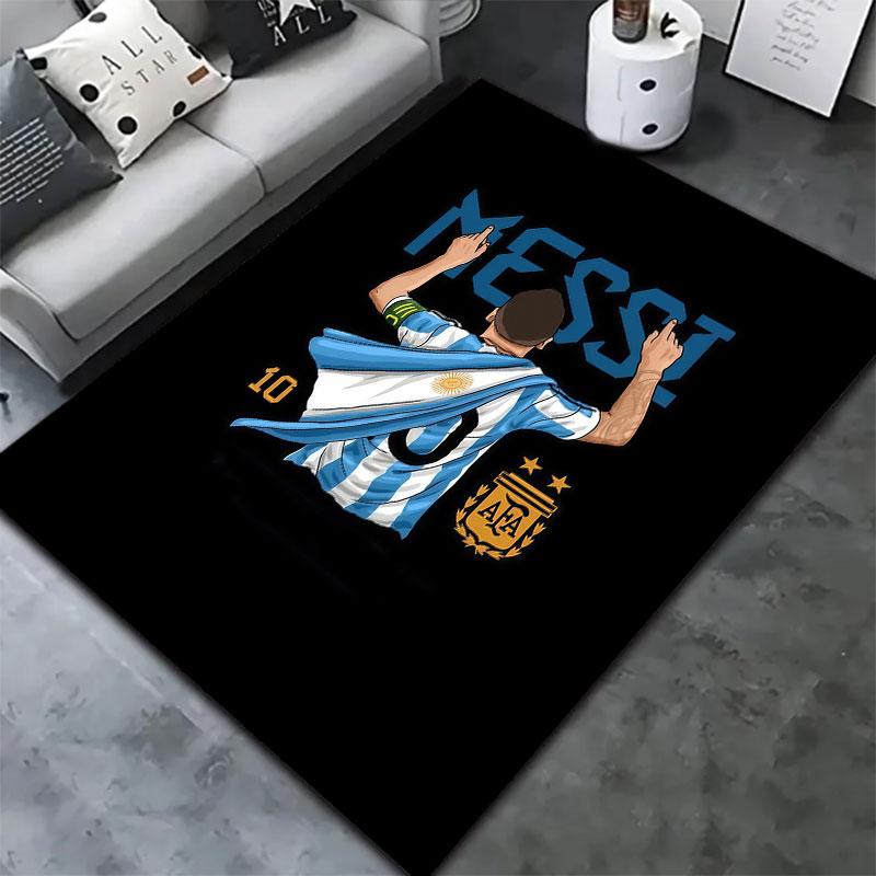Argentina National Football Team Carpet Rug for Living Room Bedroom Home Sofa Decoration,Kids play Non-slip Floor Mat