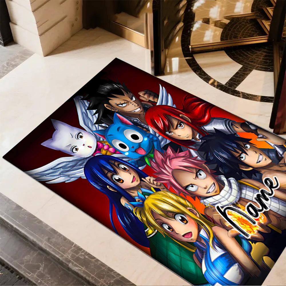 Fantasy Heroes Unite Customize Text Floor Rug Office Rug Perfect for Dormitory Study room Bedrooms Dining Room Antislip Carpet Office home decor