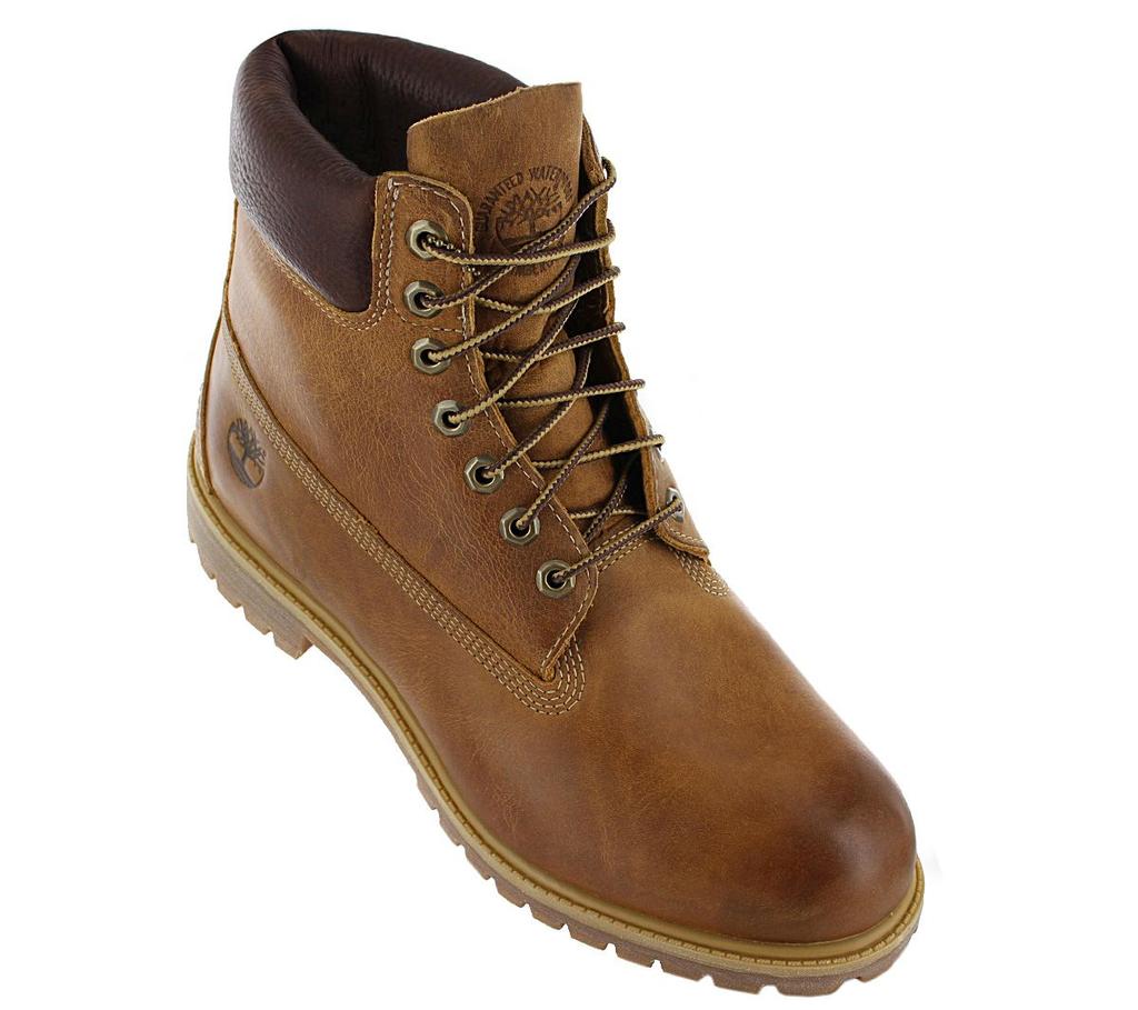 Timberland Cizme Premium Heritage de 6 inch Impermeabile - Cizme de Iarnă pentru Bărbați Pantofi Piele Maro TB027094-214 ORIGINAL