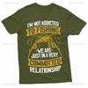 Funny Fishing Im Not Addicted To Fishing We Are Just In A Very Tshirt Addicted To Fishing Grandpa Dad Husband Fisherman Shirt