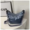 IELGY Casual Dumpling Bag Solid Color Ladies Shoulder Messenger Bag