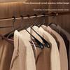 Nordic Style Iron & Beech Wood Luxury Clothes Hanger - High-Grade Solid Wood with Wide Shoulder and Anti-Corner Design.