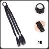 MISSQUEEN 1PCS Synthetic Elastic With Rubber Bands Braided Wig Ponytail Hair Extensions Heat Resistant For Women Cosplay Party Use