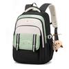 Fashion Contrasting Color Junior High School Girl Schoolbags Widened Reinforced Shoulder Strap Teenager Backpack Lightweight Large Capacity Book Bag