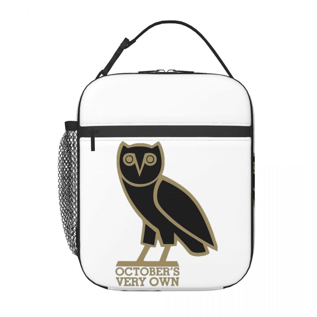 October's Very Own Drake's Owl Insulated Lunch Bag for Women Children Leakproof Food Boxes Thermal Lunch Box Tote