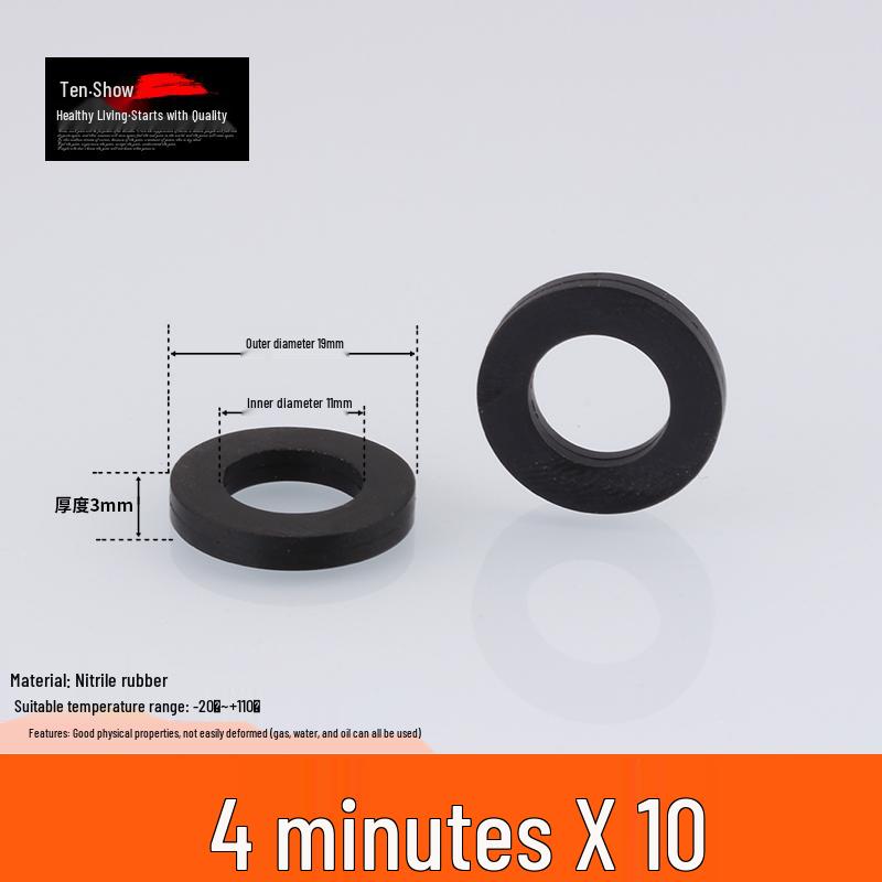 1-Inch Silicone Rubber Washer for Water Pipes and Meters