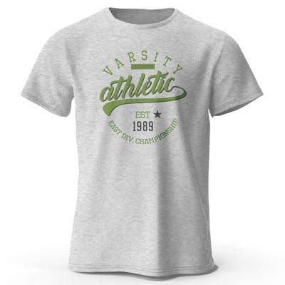 Herren Grafik College T-Shirt 100% Baumwolle Kurzarm Tops für Männer und Frauen Vintage T-Shirts
