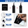500ml Bathroom Soap Dispenser With 3 Labels Refillable Shampoo Bottle Container Wall Mounted Hanger Bottle Holder