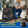 Removable Organizer Pouch Tool Backpack Waterproof Electrician Tool Bag Toolkit  Electrician