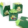 St. Patrick'S Day Themed Party Atmosphere Layout Clover Candy Box Gift Box