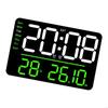 62KD Large Digital Clock Wall Clock with Date Week and Temperature Display Bedroom Office Decors