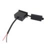 Waterproof 12V/24V Single USB Car Charger Socket 5V 2.4A Power Adapter Square Shape for Motorcycle RV