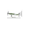 Maquette - cobi - spitfire mk.xvi bubbletop - plastique - a monter soi-même - 8 ans et plus