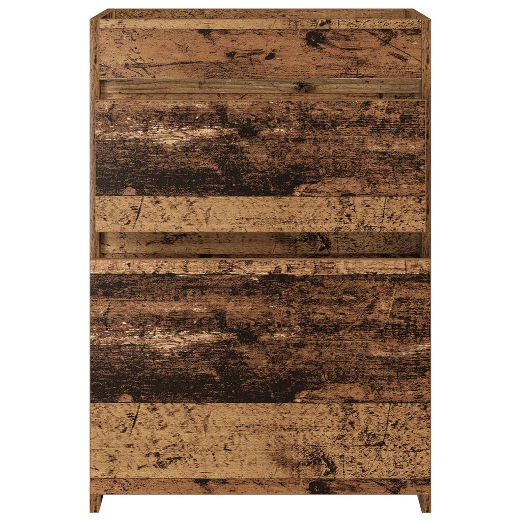 Bathroom Vanity Unit Reclaimed Wood Look 56 x 37.5 x 81 cm Engineered Wood