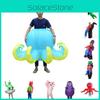 Fun Inflatable Costume For Halloween Featuring Alien And Santa Claus Designs For Adults