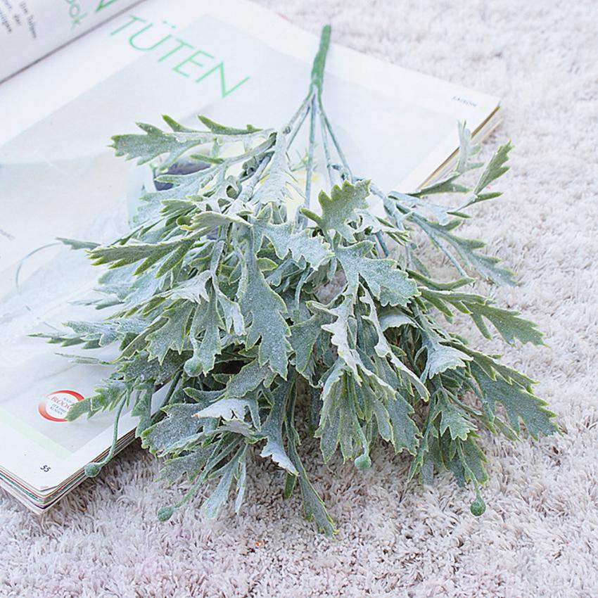 1/2PCS Lagomorpha Leaf Artificial Flowers Fake Plant Wall Vase Home Wedding Photography Decoration Christmas Wreath Material Diy