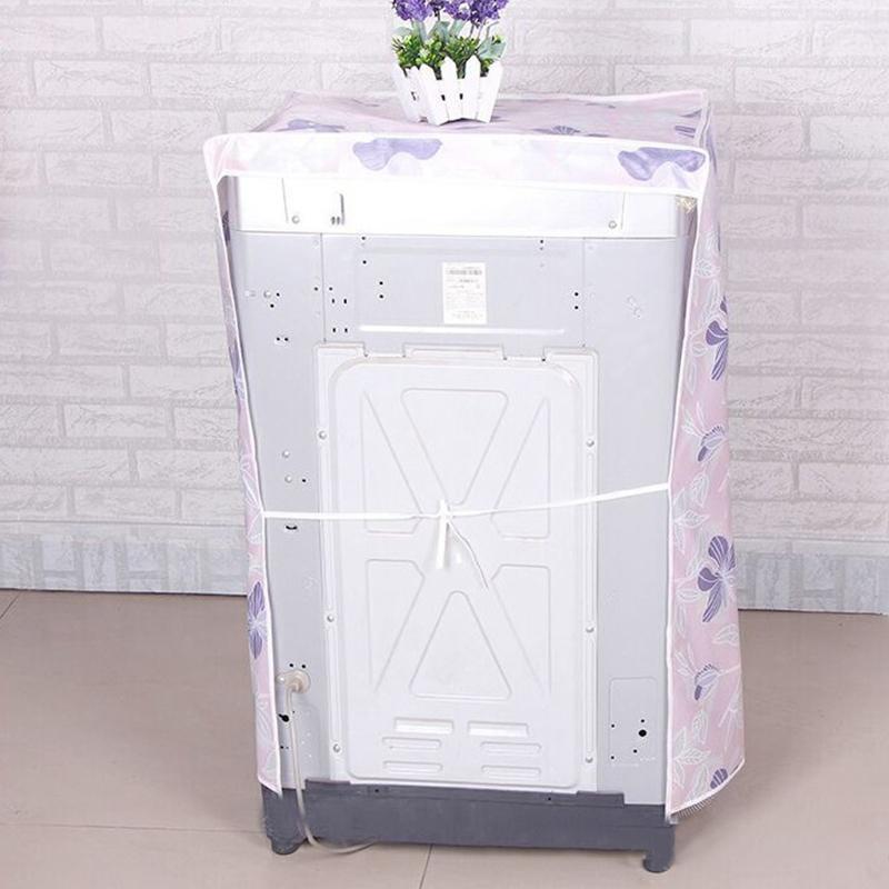 Top Load Washing Machine Cover Dust Cover Printing Dryer Cover Waterproof Sunscreen Multifunction Washroom Household Supplies