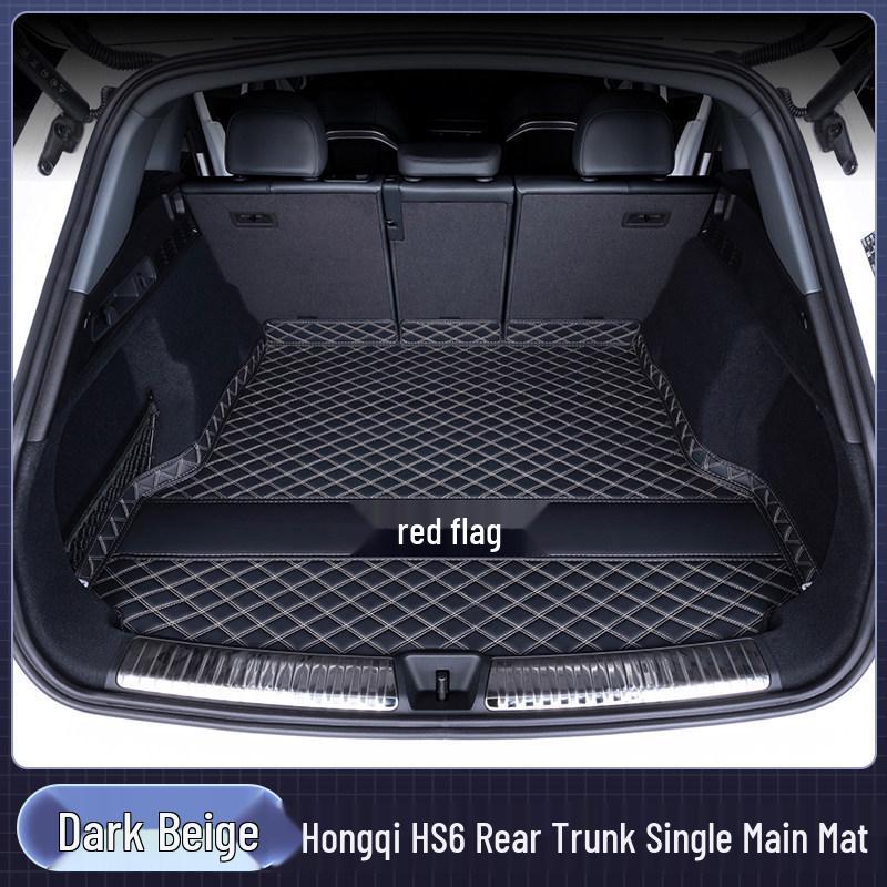 Compatible Trunk and Tailgate Mat for 26 Hongqi HS6 Models, Waterproof and Fully Enclosed HS6 PHEV Mat