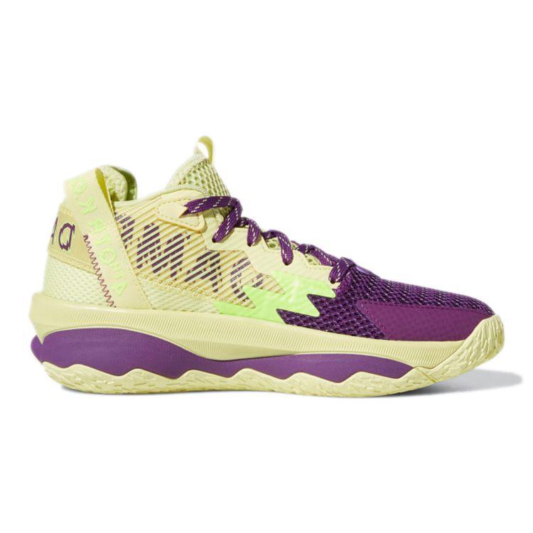Adidas Dame 8 J Dame Time Kids Sneakers Yellow Yellow-Tint Glory-Purple GY2906