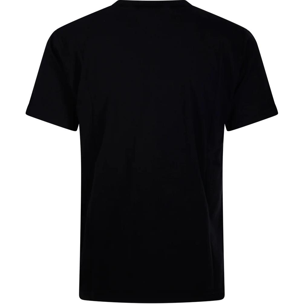Stone Island Logo Patch Crew Neck Short Sleeve T-Shirt Men Tops Black K1S1521002-37S0057-V0029
