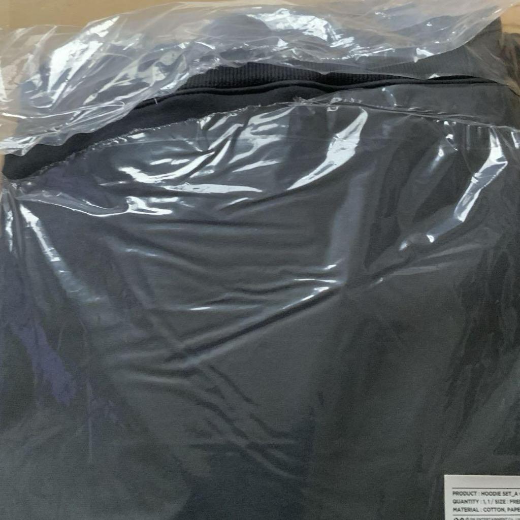 [USED] riize md hoodie official black popup one piece