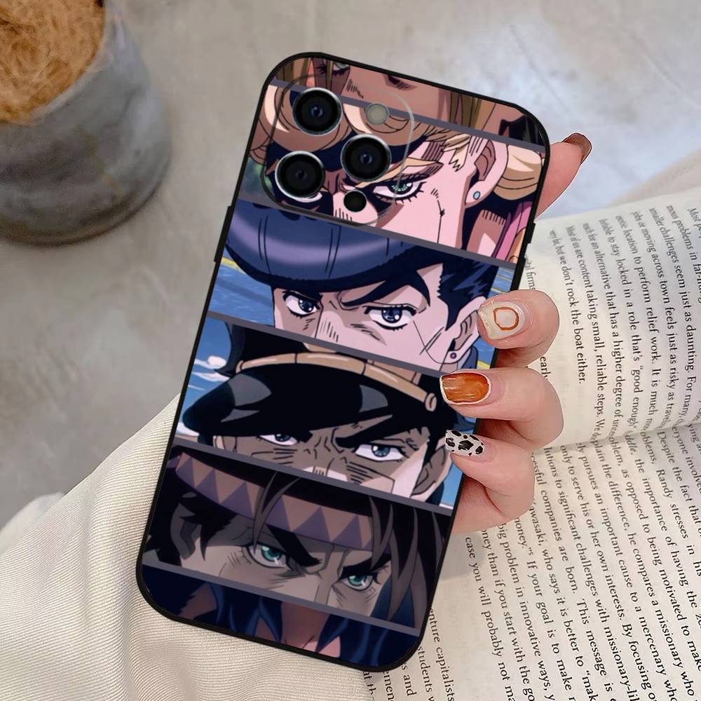 JoJo's Bizarre Adventure Custodia per Telefono Silicone Morbido Per IPhone 17 16 15 14 13 12 11 X XR Plus Pro Max Plus