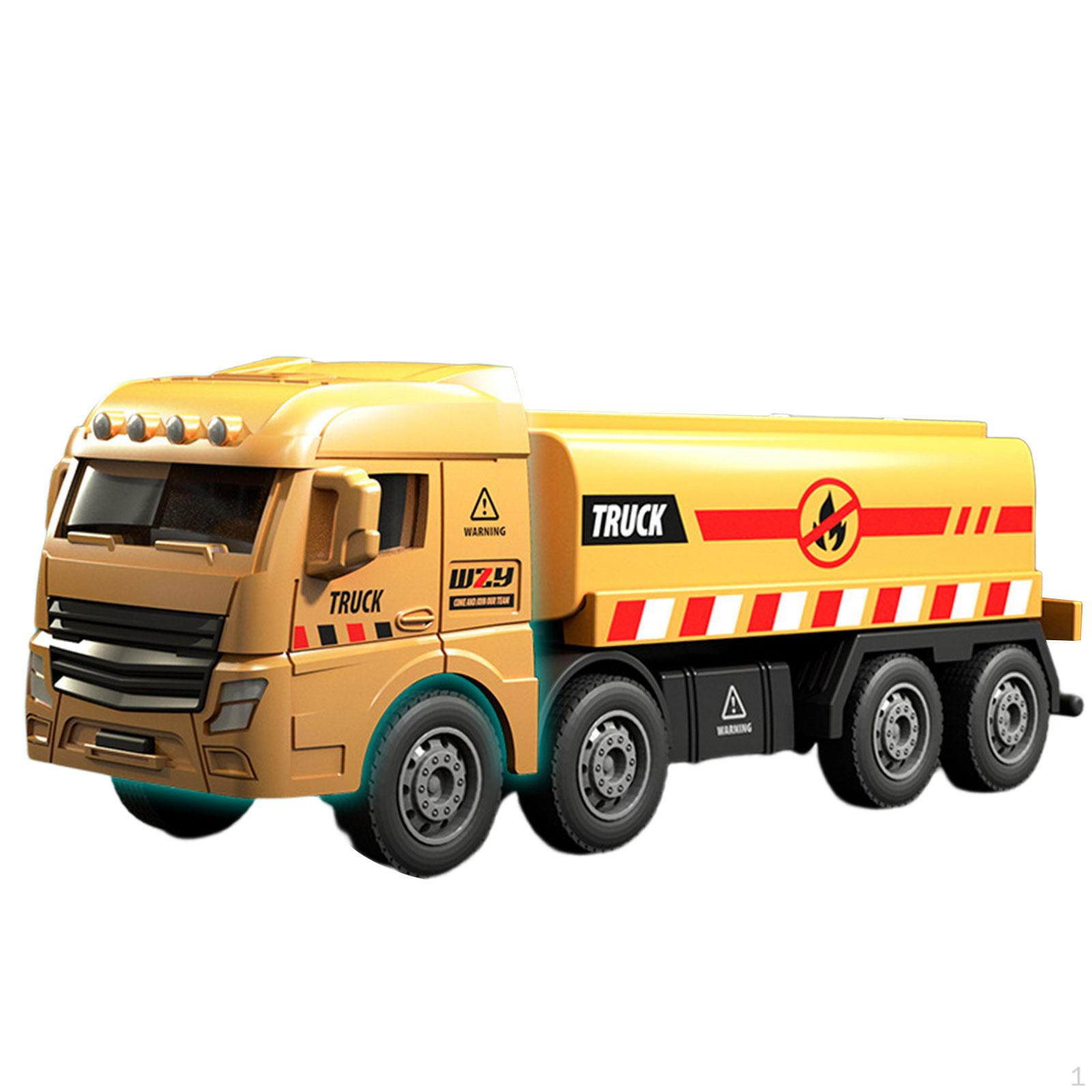 Durable Engineering Vehicle Set for Kids - Educational Toy Boys and Girls Tank Truck