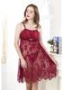 Women's Plus Size Sexy Lace Mesh Nightgown Lingerie