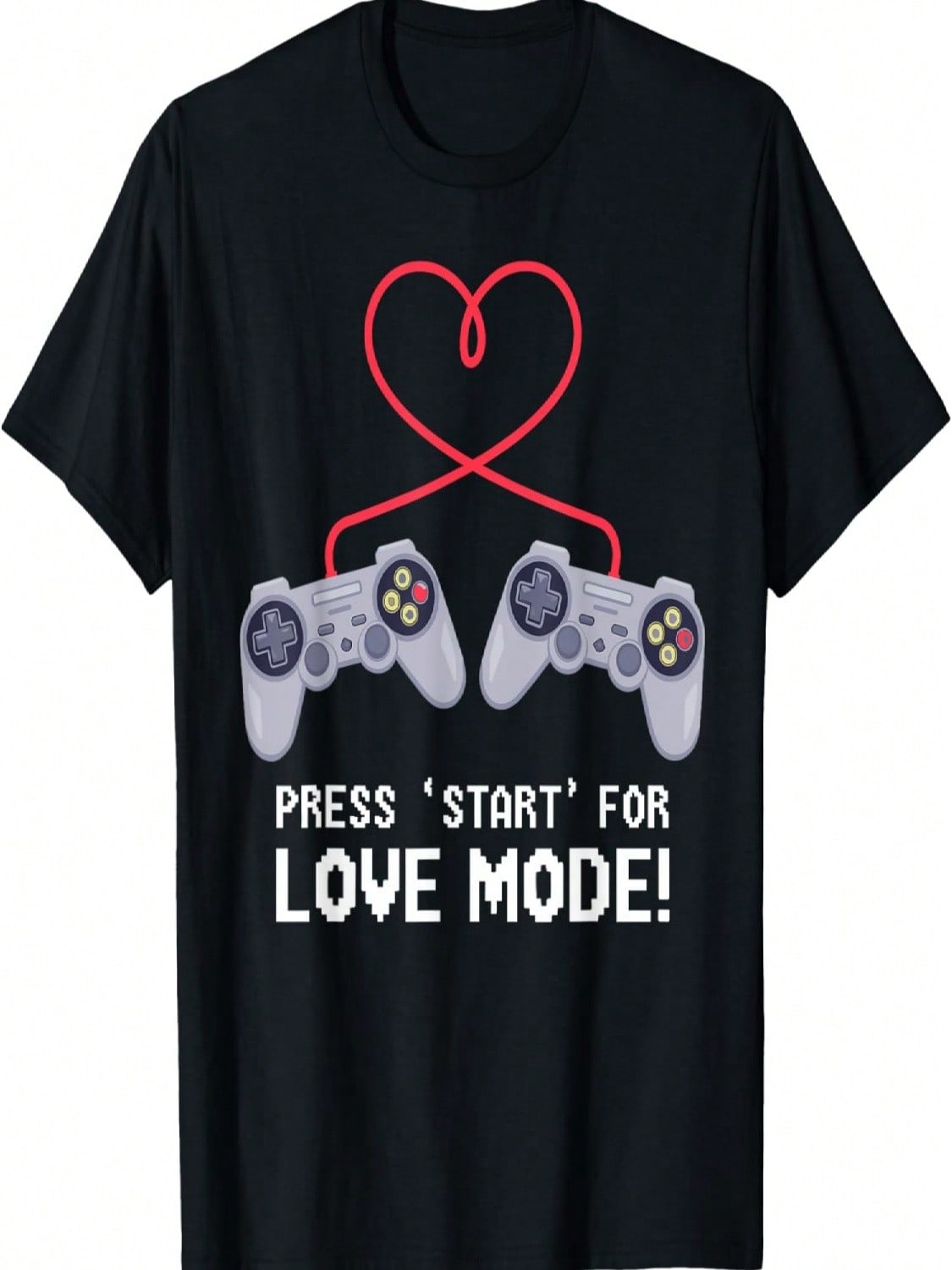 Video Games Funny Valentines Day Gamer Boy unisex Gift T-Shirt S разноцветный
