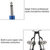 1.8m Tattoo Power Supply Silicone Clip Cord Tattoo Hook Line for Tattoo Machine (Blue)