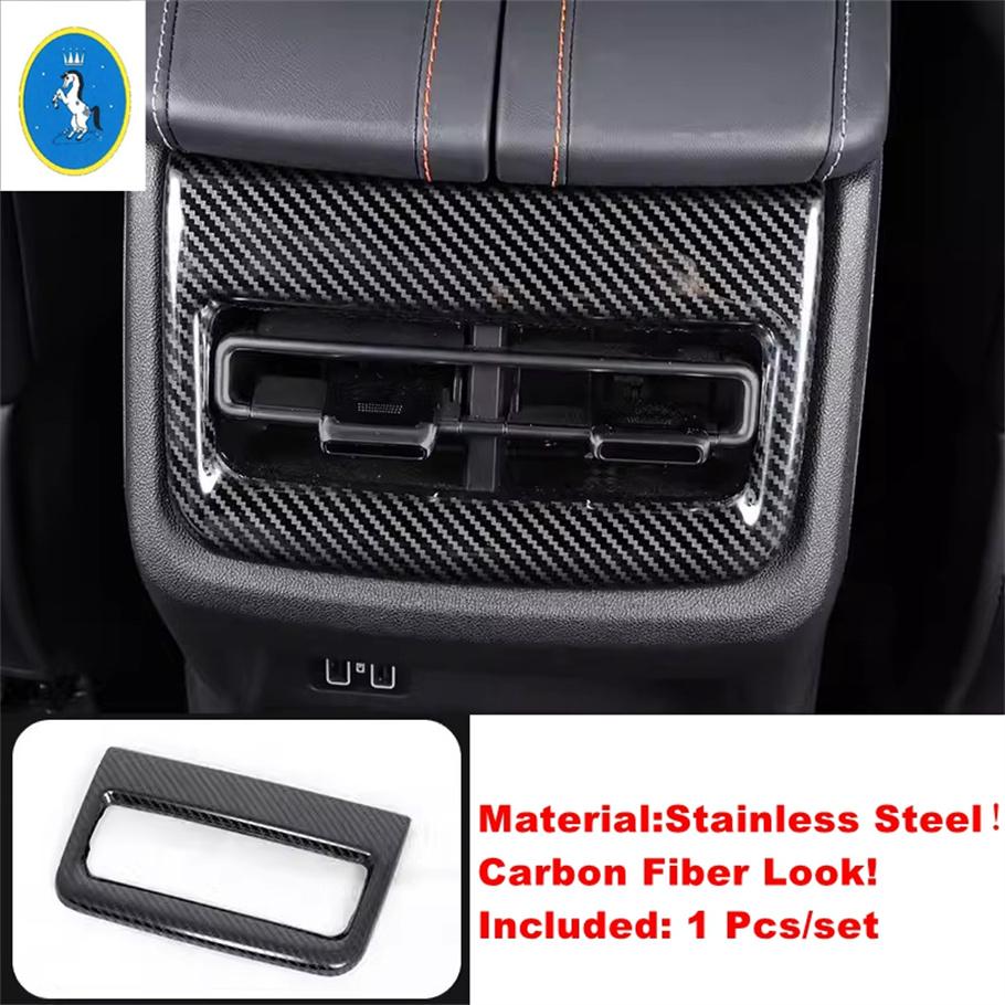 Carbon Fiber Auto Glove Storage Box / Gear Shift Box / AC Vent Outlet Cover Trim Accessories For Changan UNI-K UNIK  - 2024