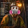 1 Pair 60921 Filter Cartridges for Respirator Mask, Gas Mask Filter Compatible with 6200,6800,7502, 7503 Masks(Pink)