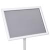 A3 Poster Stand Silver Aluminum Alloy