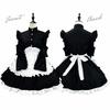 Maid Chinese Halloween Maid Chinese Long Plus Sizes [monoii] Outfit, Dress, Cosplay, Costume, Sleeved,