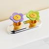 Handle Toilet Press Button Flower Shaped Press Tank Push Switch Toilet Bathing Room Decor Water Press Flush Button Tools