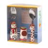 It for Fun Duo Children's Spoon Fork Set, Sports Girl (EF-01SG), 1 set