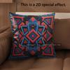 2D Aztec Geometric Tribal Throw Pillow Covers Pattern Cushion Cover Suitable For Sofa Bedroom Car Pillow Cover